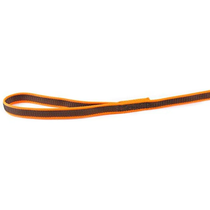Julius-K9 Gummierte Leine mit Schlaufe Orange - Grau (Hund), Strapazierfähige Hundeleine mit Gummifasern – Bild 4