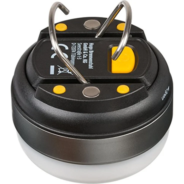 Brennenstuhl LED Outdoor Leuchte OLI 0200 (Campingleuchte für außen IP44, 180lm, Campinglampe mit bis zu 45h Leuchtdauer, batteriebetrieben, 3 Helligkeitsstufen, SOS-Leuchtfunktion, Camping Zubehör) – Bild 3