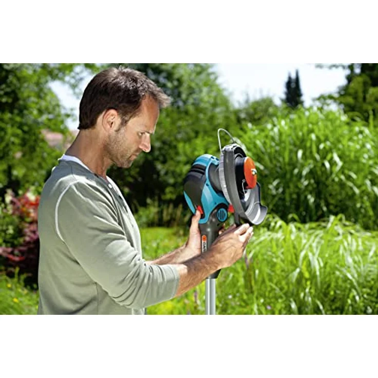 Gardena Spulendeckel für Rasentrimmer EasyCut 400/25, ComfortCut 450/25, ComfortCut Plus 500/27 (Art.-Nr. 9807, 9808, 9809): Originales Gardena Ersatzteil, zum Schutz des Trimmerkopfs (05343-20) – Bild 2