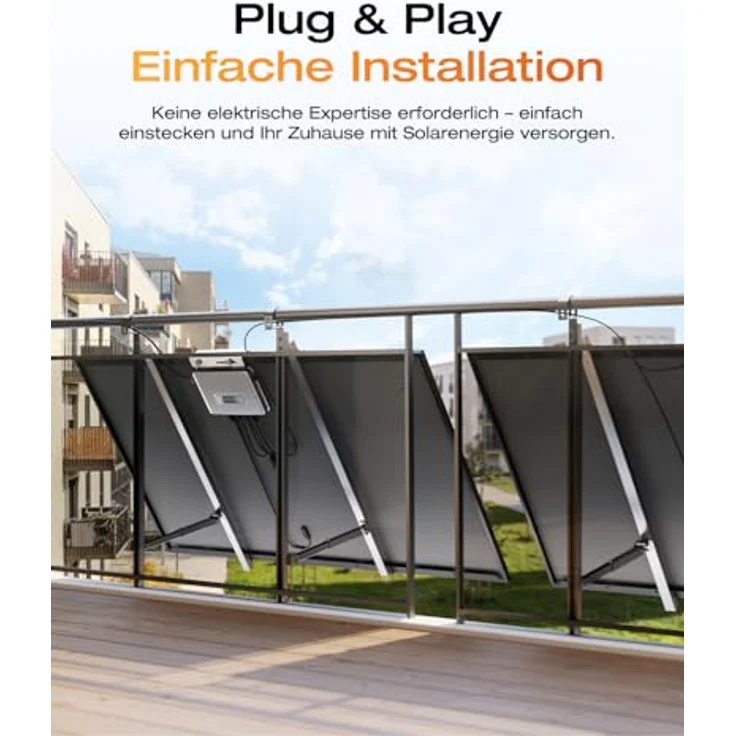 EF ECOFLOW EcoFlow Stream Mikro-Wechselrichter 800W, Intelligenter WLAN PV-Wechselrichter für 2 Solarpanele, IP67 wasserdicht, integrierter MPPT, App-Steuerung, 0% VAT – Bild 4