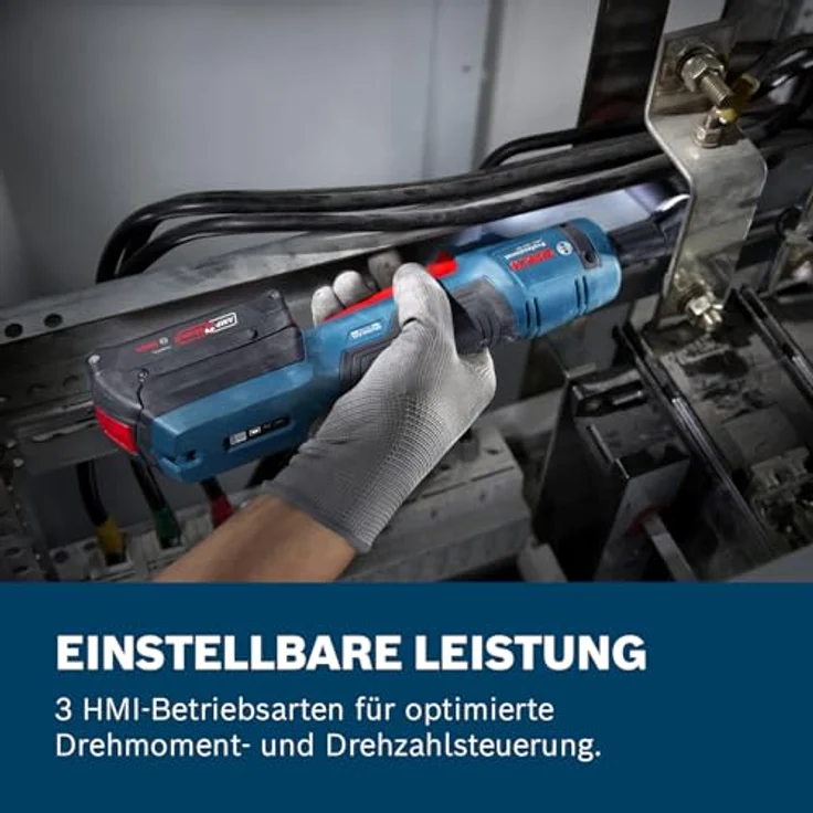 Bosch Professional GRC 18V-60 Akku-Ratschenschrauber, max. 60 Nm Drehmoment, inkl. 2x Akku GBA 2.0Ah und Ladegerät GAL 18V-40, L-BOXX – Bild 5