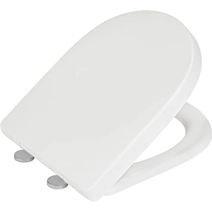 Wenko WC-Sitz Exclusive Nr. 3, Duroplast Weiß matt, mit Absenkautomatik und Easy-Close-Fix-Clip-Befestigung – Bild 3