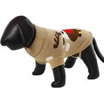 Nobby Hundepullover 'Comet', beige, 20 cm
