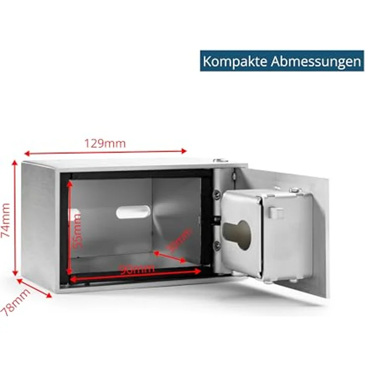 Masunt, Briefkasten, Schl??sseldepot M3 - vorgerichtet f??r PHZ - V4A – Bild 2