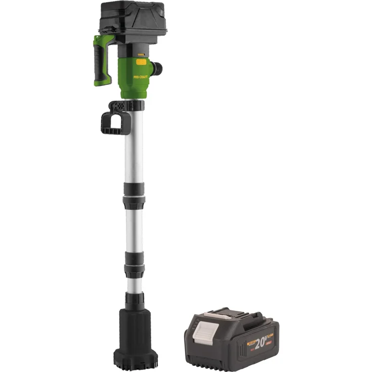 Procraft CPN20bb, Akku Tauchpumpe 20 V mit 2725 l/h, 1x 4,0 Ah Akku, kabelloser Betrieb, Trockenlaufschutz
