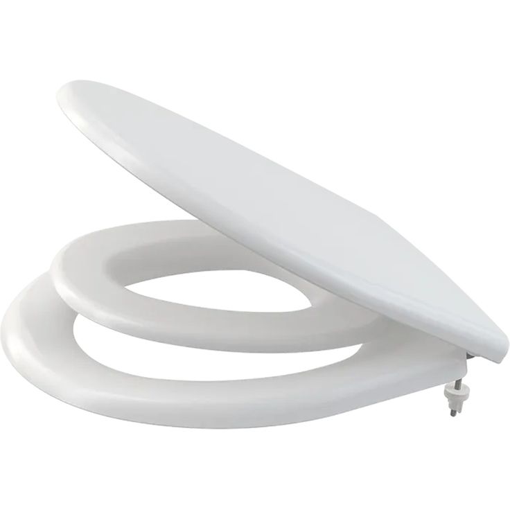 Alcadrain A603 WC-Sitz universal mit integriertem Kindersitz, Duroplast, antibakteriell, verstellbare Metallscharniere