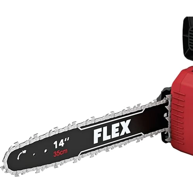 GCS FLEX 35 2x18-EC, Akku Kettensäge mit 35 cm Schwertlänge, bürstenlosem Motor, automatische Kettenschmierung und Rückschlagbremse – Bild 2