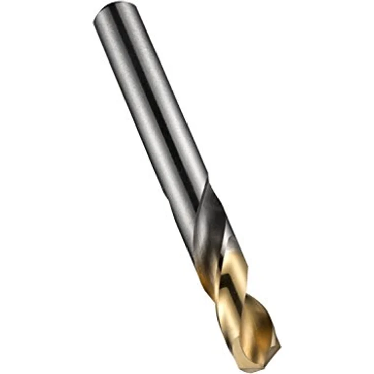 Dormer Kurzbohrer HSS DIN1897N, 3,3 mm, TiN Tip, 135° Spitzenwinkel, zylindrischer Schaft, Typ N – Bild 1