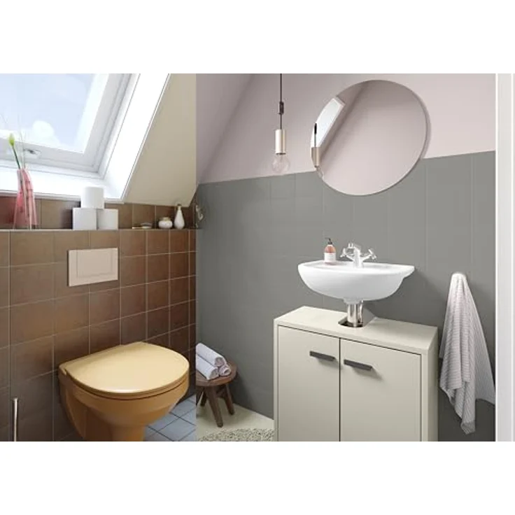 Alpina Fliesenlack 2K Granit, seidenmatt, wasserbasierend, 750 ml für 10 m², innen geeignet – Bild 3