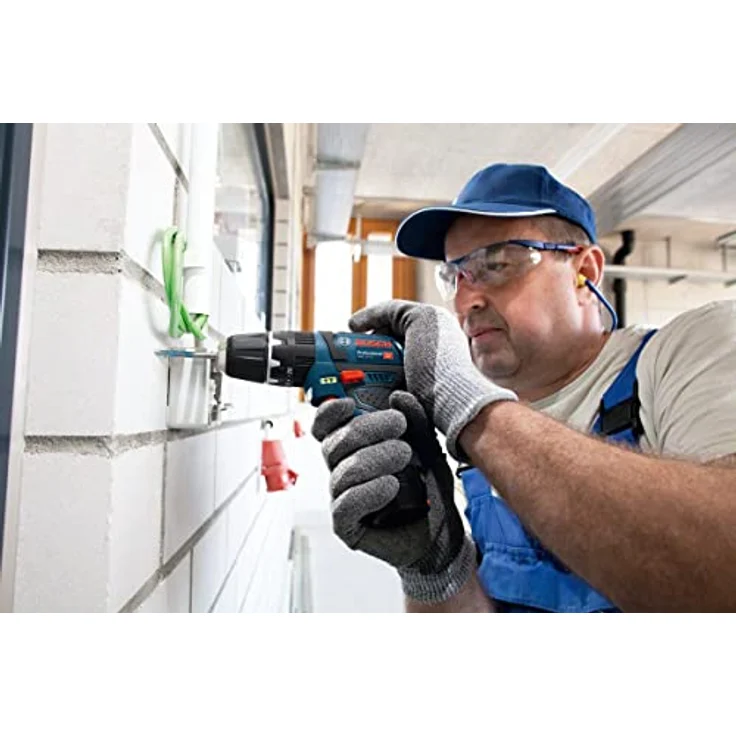 Bosch Professional 12V System Akku Schlagbohrschrauber GSB 12V-15 (2 x 2,0 Ah Akku,Bohr-Ø Holz max: 19 mm,in Tasche) – Bild 4