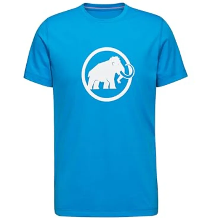 Mammut Core T-Shirt Men Classic, Herren Shirt aus 100% organischer Baumwolle, Blau, Größe XL