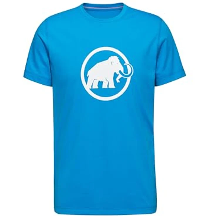 Mammut Core T-Shirt Men Classic, Herren Shirt aus 100% organischer Baumwolle, Blau, Größe XL – Bild 1
