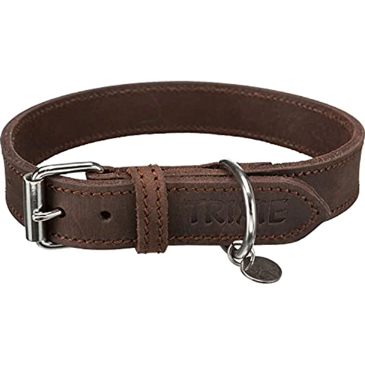 TRIXIE 19006 Rustic Fettleder Halsband, 93.12 g – Bild 1