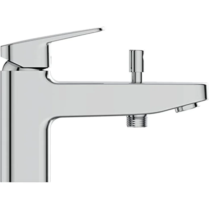 Ideal Standard Badearmatur Wannenrand Ceraplan, Einhebel-Einlocharmatur mit starren Gussauslauf, Chrom – Bild 2