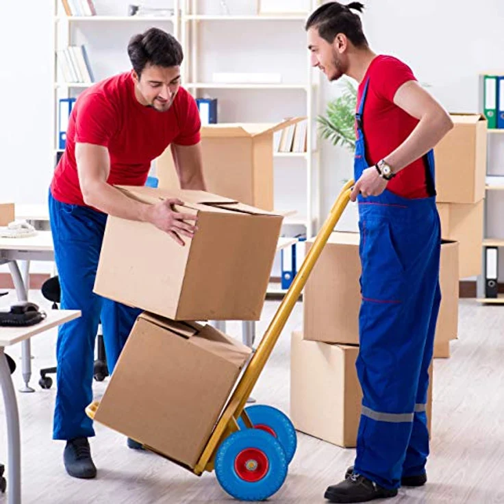 Relaxdays, schwarz-rot 2X Sackkarrenrad, pannensichere Vollgummireifen, 3.00-4" Stahlfelge, 20mm Achse, 100kg, 260x85 mm, 10026069_261 – Bild 2