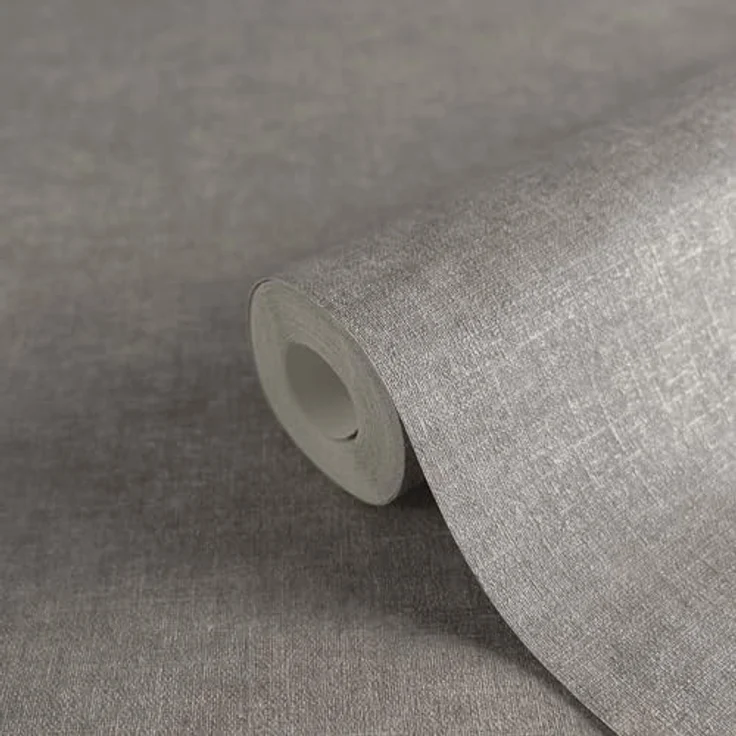A.S. Création Smart Surfaces Einfarbige Vliestapete in Putzoptik, Dunkelgrau, 10,05 m x 0,53 m, FSC-zertifiziert, hohe Licht- und Scheuerbeständigkeit, Made in Germany – Bild 2