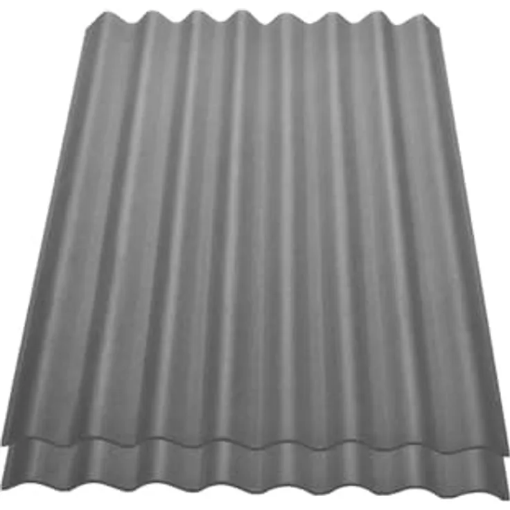 Onduline Easyline Dachplatte Wandplatte Bitumenwellplatten Wellplatte 2x0,76m² - grau