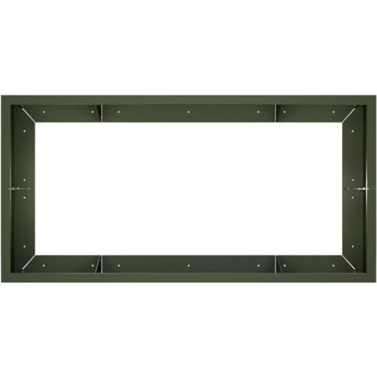 vidaXL Beetumrandung Stützmauer, 6 Stück, Stahl, modular, Wetterbeständig, Olivgrün, 200 x 100 x 40 cm – Bild 9