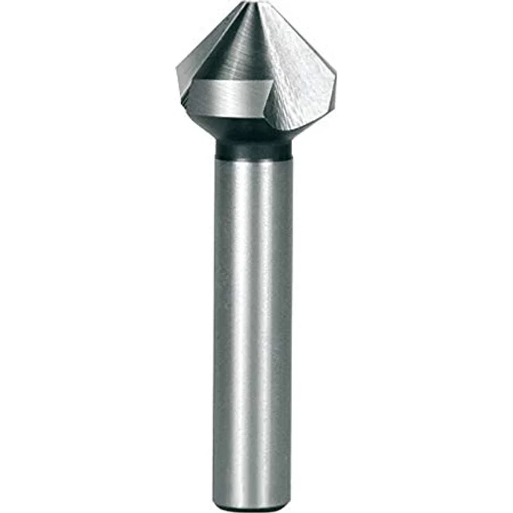 RUKO HSS Kegel- und Entgratsenker, DIN 335, Typ C, 90 Grad, 26,0 mm Durchmesser, 71,0 mm Länge, zylindrischer Schaft, hell – Bild 1