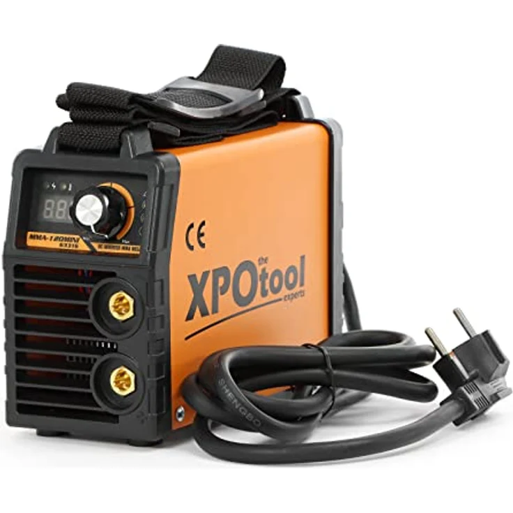 XPOtool MMA Elektroden Schweißgerät 20-120A IGBT Inverter, E-Hand mit Arc-force, Hot-start, Anti-stick, inklusive Zubehör – Bild 6