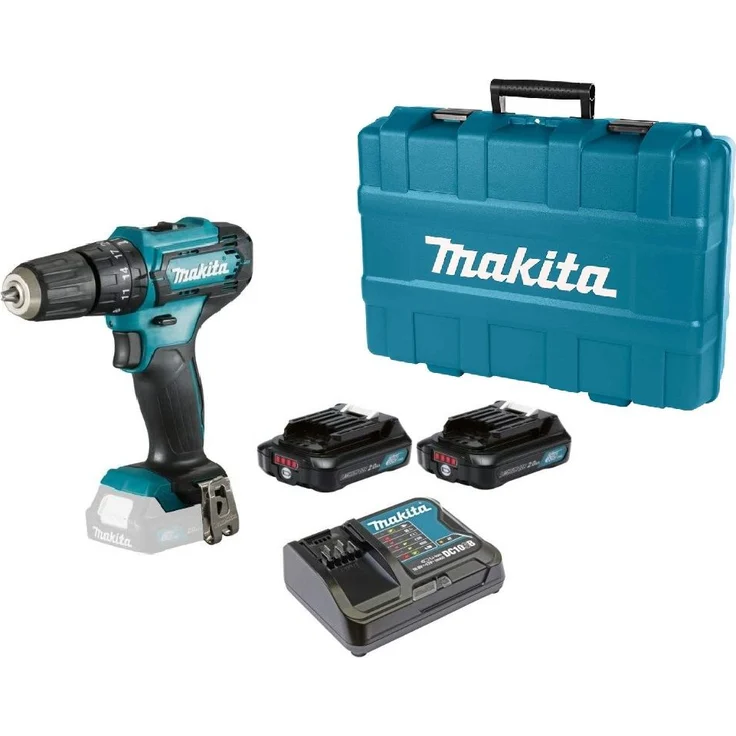 Makita 12V Akku-Schlagbohrschrauber HP333DSAX1 2x Akku 2,0 Ah (HP333DSAX1),Ladegerät,Transportkoffer – Bild 6