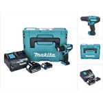 Makita DF333DNX12 Akku Bohrschrauber 12 V 30 Nm + 1x Akku 2,0 Ah + 1x Akku 18 V 5,0 Ah + Ladegerät + Makpac