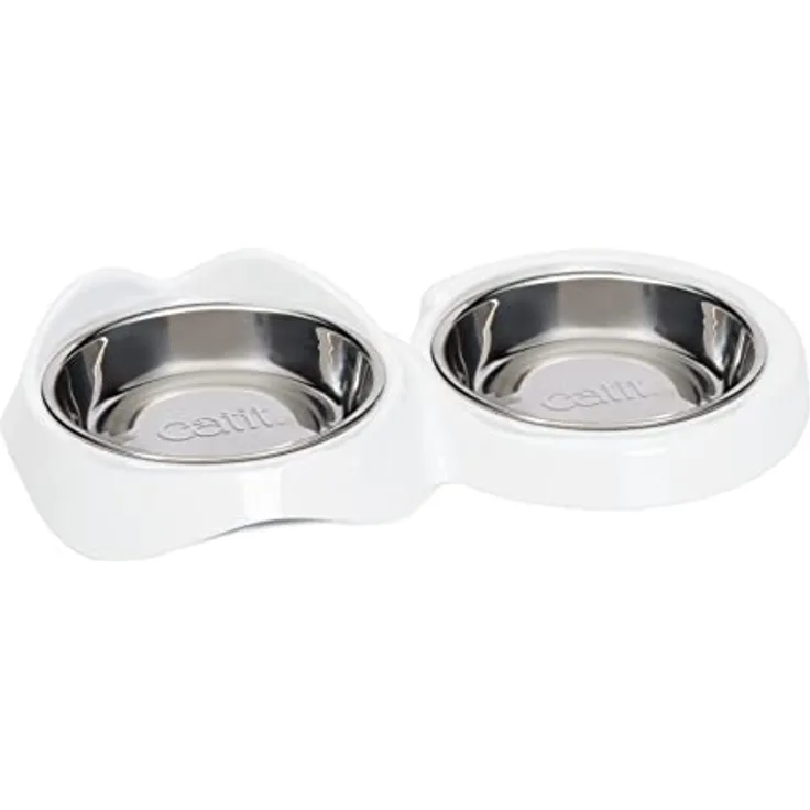 Catit PIXI Futternapf Doppel, weiß