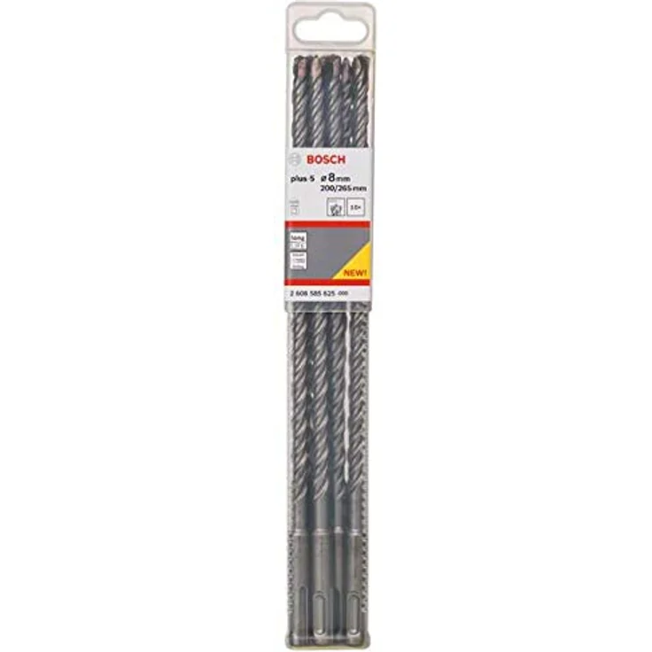 Bosch Professional Hammerbohrer SDS-plus-5 (10 Stück, Ø 8 mm) 2608585625 – Bild 3