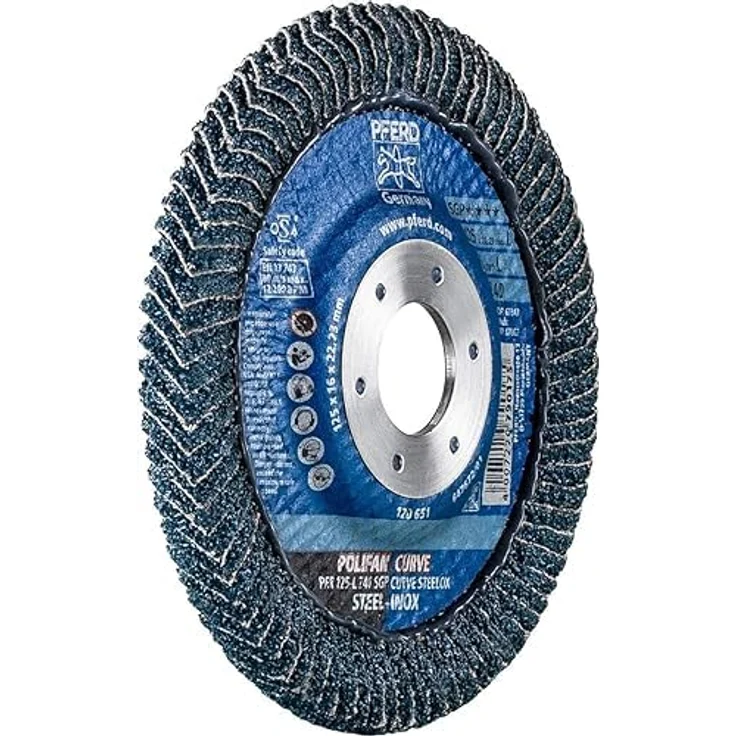 PFERD 69398196 Spezial-Linie SGP Z Curve STEELOX POLIFAN-Fächerscheibe – Bild 5