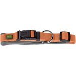 Hunter Tierbedarf Hunde-Halsband Neopren Vario Plus, pflegeleicht, kupfer/grau