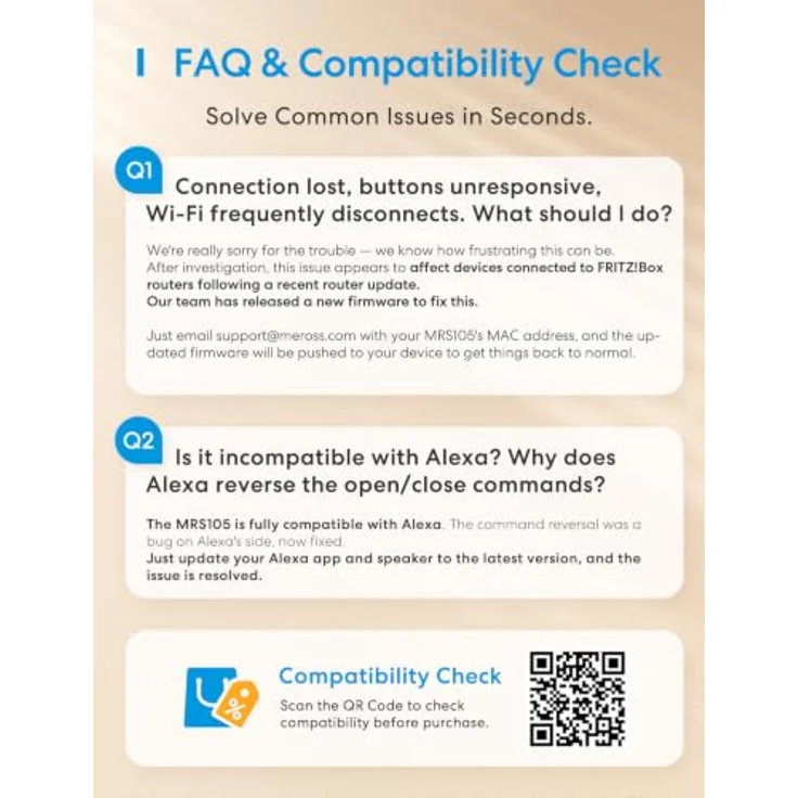 Meross Matter Smart Rolladenschalter WLAN 55x55mm, kompatibel mit Apple HomeKit, Alexa und Google Home, präzise Steuerung, Zeitschaltuhr, Neutralleiter erforderlich – Bild 4