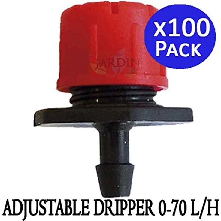 Tropfrohr 16mm 100 Meter + 100 einstellbare Tropfer 0 bis 70 l - h – Bild 3