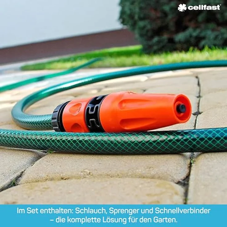 Cellfast 10-100V Gartenschlauch, grün – Bild 5