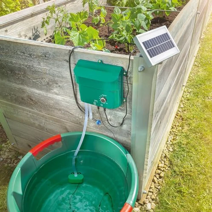 Esotec 101100 Solar Bewässerungssystem WATER DROPS ideal für Hochbeete – Bild 7