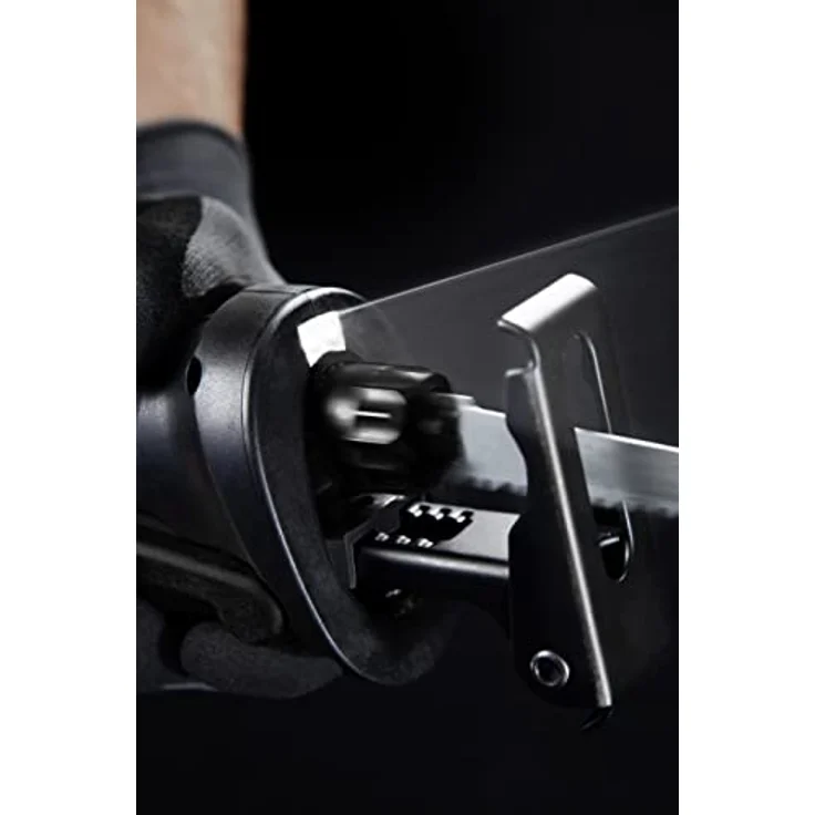 Meister Werkzeuge MMS850 Säbelsäge 850W, Reciprosäge mit 4 Sägeblättern und LED-Arbeitsleuchte, Kunststoffkoffer enthalten – Bild 5