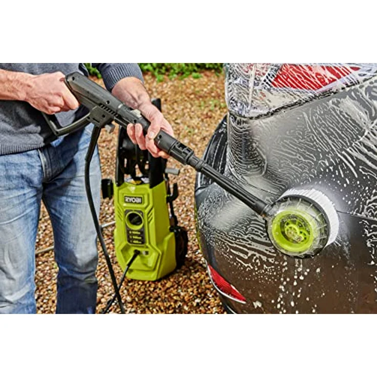 RYOBI Hochdruckreiniger 204714, 140 BAR, 1800 W Motor mit zwei Lanzen und integrierten Reinigungsbürsten – Bild 3
