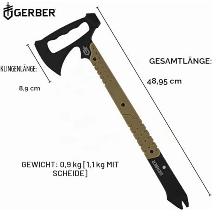 Gerber Gear, Axt + Beil, Downrange Tomahawk – Bild 2