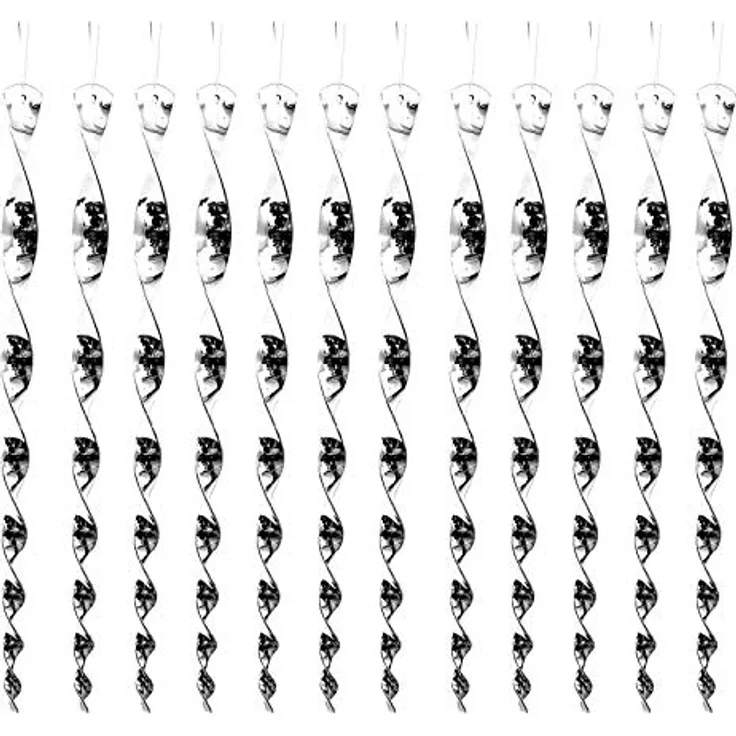 HAC24 12er Set Windspirale Vogelabwehr Reflektierend Vogelschreck Spirale Taubenabwehr Windspiel Balkon Vogelschutz Taubenschreck - Preisvergleich