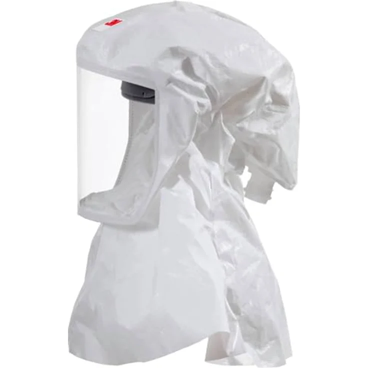 3M S-433L Einwegleichthaube, TH3 Schutz für Kopf und Gesicht, weiß – Bild 1