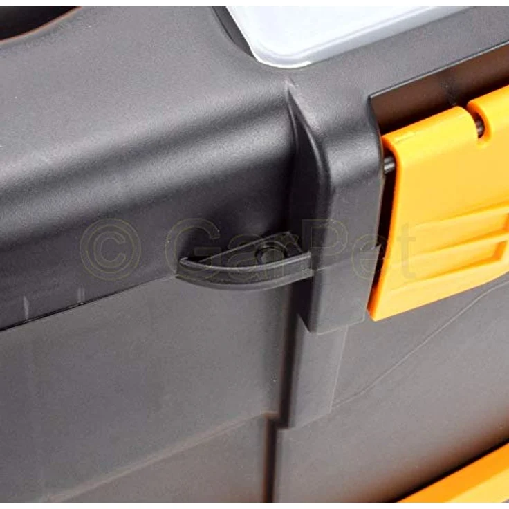 Werkzeugkoffer leer doppelt stapelbar Werkzeug Angel Box Kiste Kasten Toolbox 42 – Bild 3