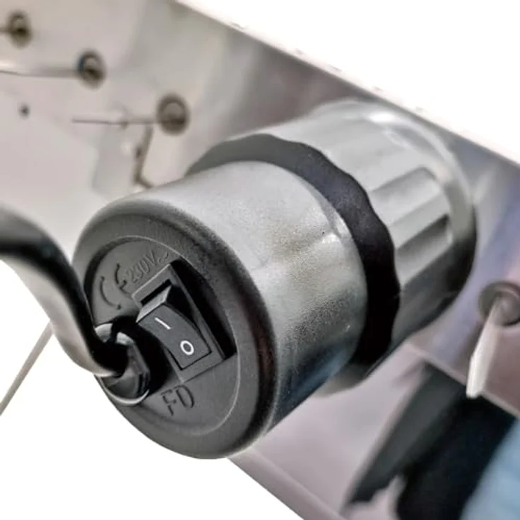 Olymp Handels GmbH Holzkohlegrill Mangal President Set mit 9er Drehspieß 230V Motor und 10 Edelstahl Spieße, Edelstahl 0,8mm rostfrei – Bild 2