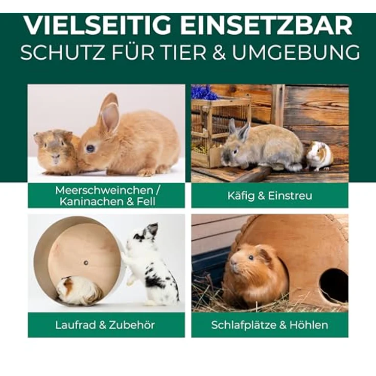 Silberkraft Milbenspray für Meerschweinchen, hochwirksame Milbenabwehr mit Sofort- & Langzeitschutz, 500 ml – Bild 3