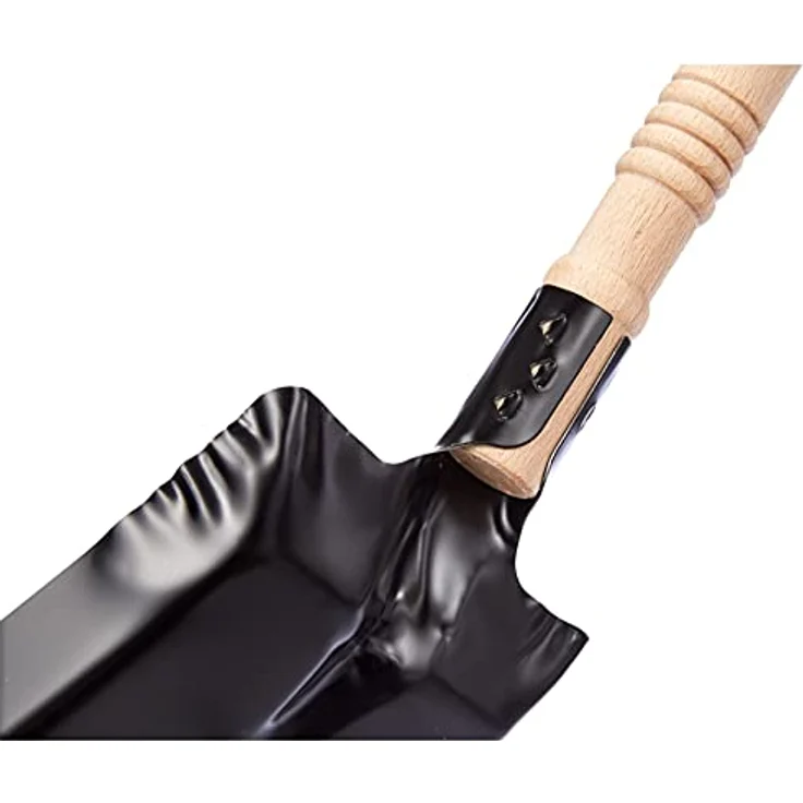 FIREFIX 2081 Kohlenschaufel Schaufelgröße 110 x 180 mm, Länge mit Stiel 380 mm, schwarz lackiert, Griff aus Holz – Bild 5
