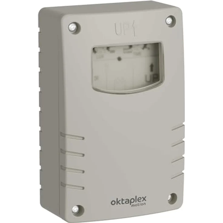 Oktaplex motion Bela Dämmerungsschalter mit Timer, IP65 Bewegungsmelder für Außenbereich, grau/weiß, 230V – Bild 1