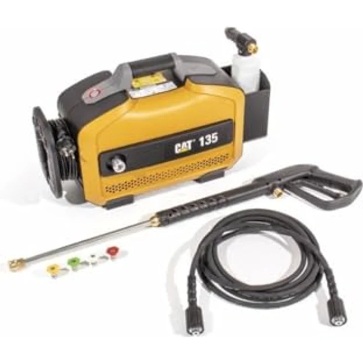 CAT CATERPILLA Hochdruckreiniger 135 bar Professional, 1800 W, Fördermenge max: 450 l/h, inkl. 4 Strahl-Düsen – Bild 2