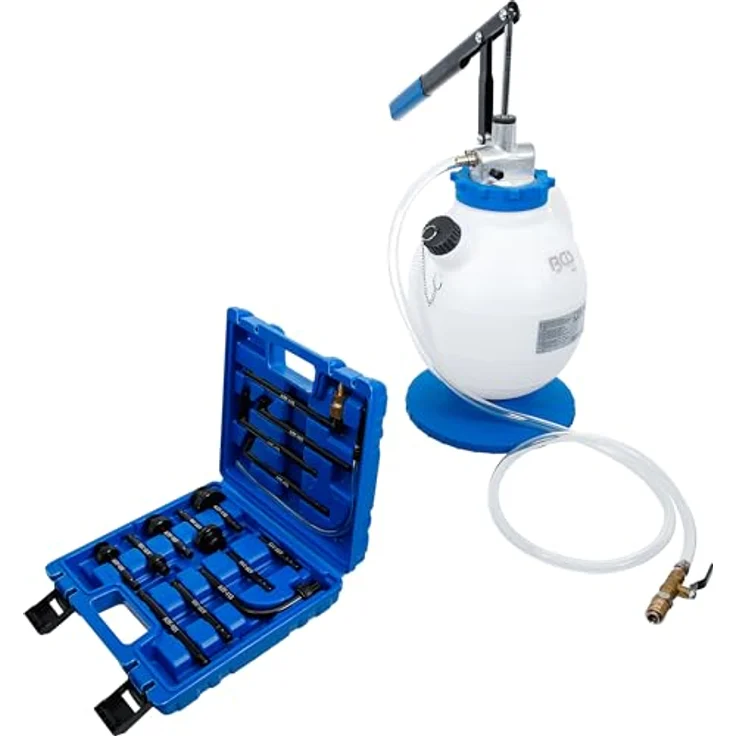 BGS technic BGS 9992 | Getriebeöl-Befüllgerät mit Handpumpe | mit 8 Adaptern | 7 l | Öleinfüllgerät – Bild 2