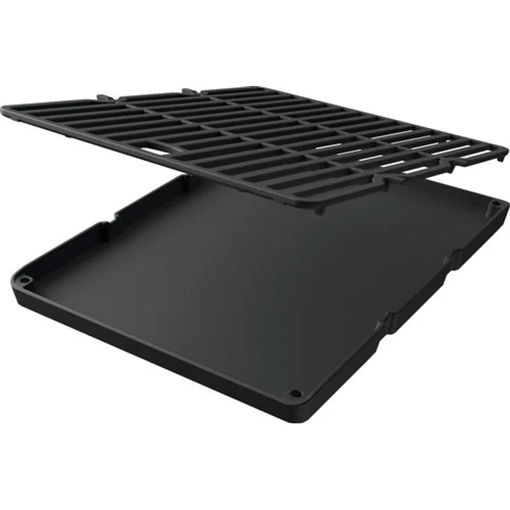 Nexgrill Gourmet Plus Rostsystem mit Planchaplatte, vielseitige Zubereitungsmöglichkeiten, robustes gusseisernes Material