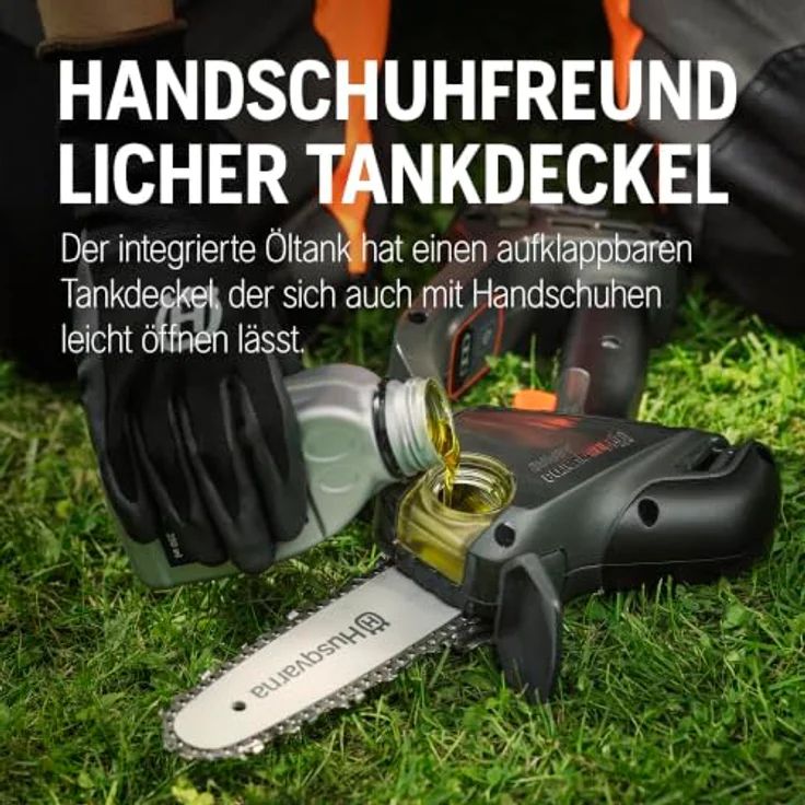 Husqvarna Aspire P8X-P4A 18V Akku-Astsäge, Bürstenloser Motor mit stufenloser Drehzahlregelung und integriertem Öltank – Bild 4