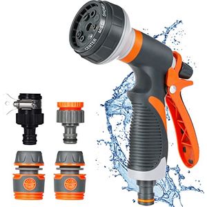 Bild für Chuner Gartenbrause mit 8-Funktionen Spritzdüse und Einstellbarer Wasserdurchfluss