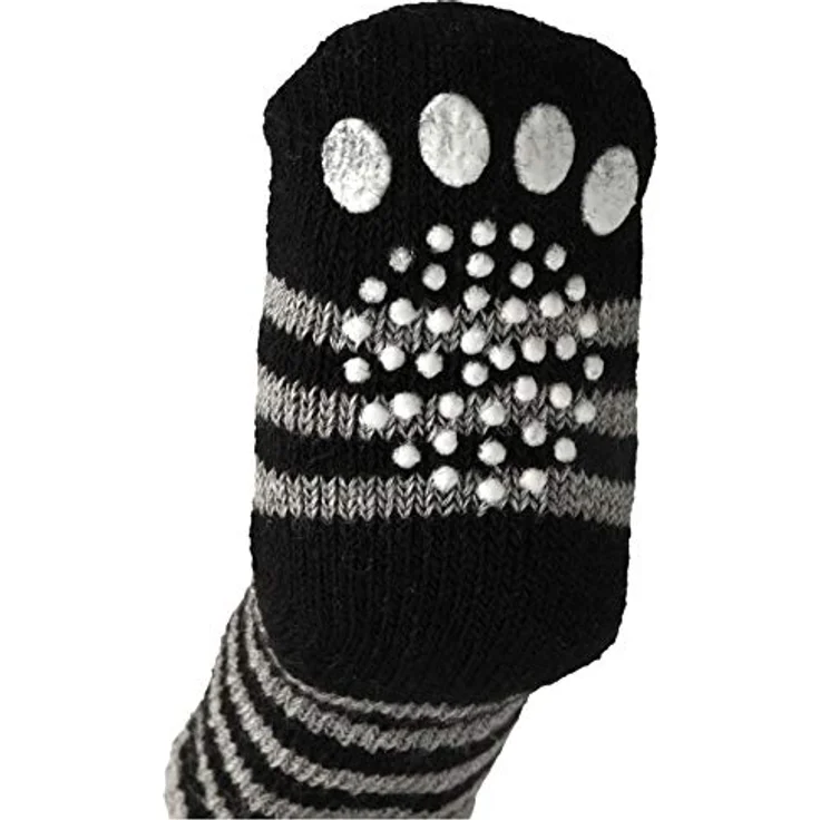 Karlie Hundesocken Sockies L: 45 mm B: 35 mm schwarz-grau S – Bild 2
